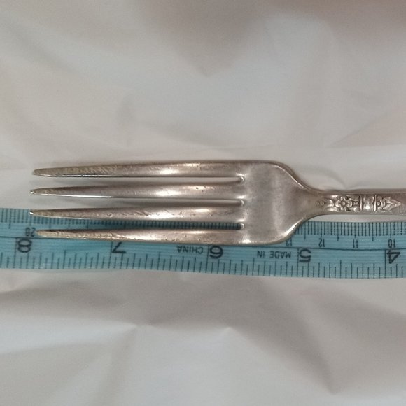 HARMONY 1938 LUNCHEON FORK BY WM A ROGERS SERVICE PLATE VINTAGE - Picture 6 of 7